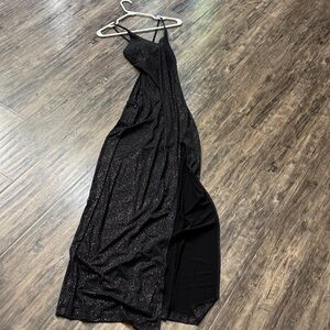 NWT Elegant Black Sparkly Gown
